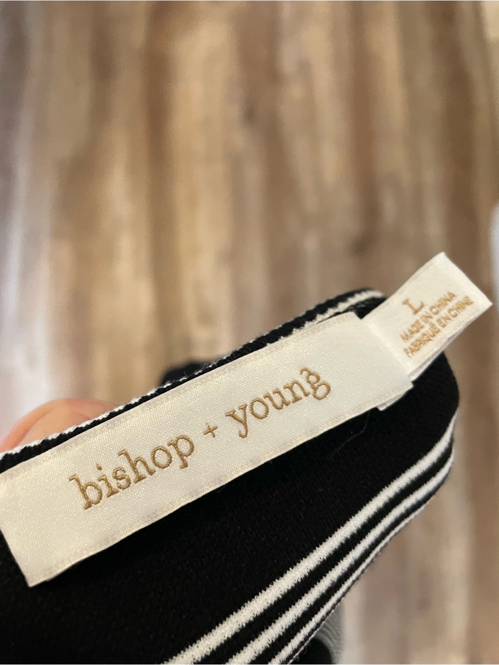 Bishop + Young Pique Striped Crew-Neck Sleeveless Top - Picture 8 of 9